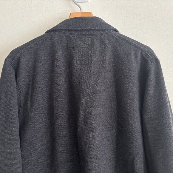 Relwen Charcoal Grey Cotton - Blend Shirt Jacket/ Overshirt/ Shacket - Medium - Picture 11 of 13